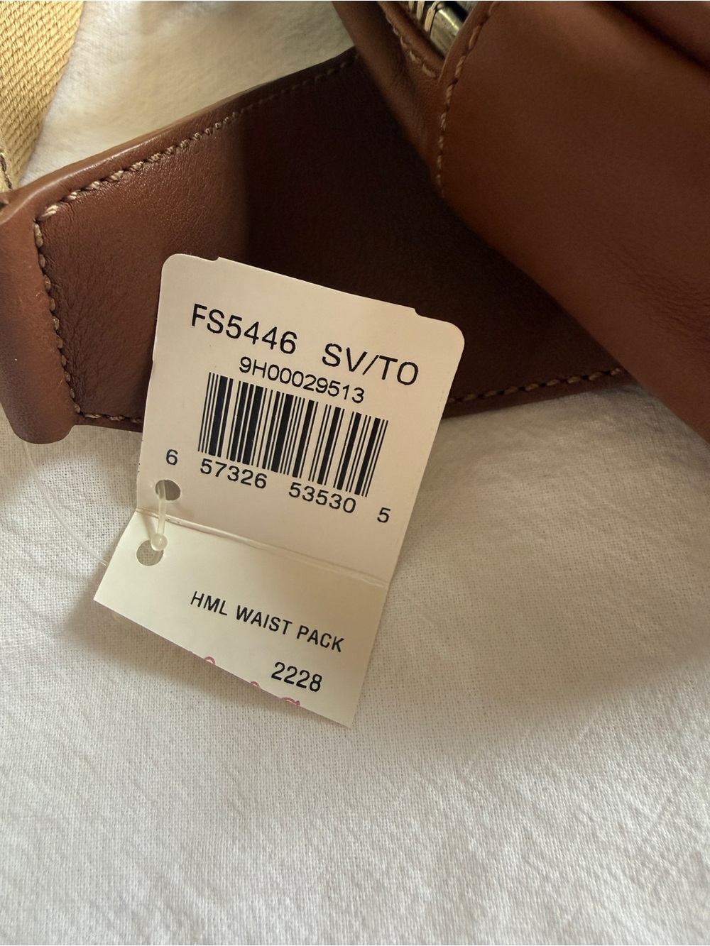 NWT Coach Thompson Leather Belt Bag in Toffee Brown - Silver - Picture 4 of 10